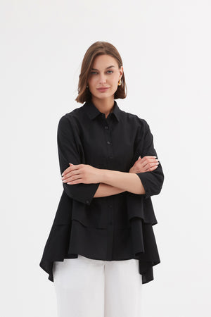 TIERED FRONT SHIRT