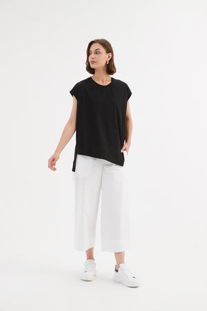 ASYMMETRIC SEAM TEE