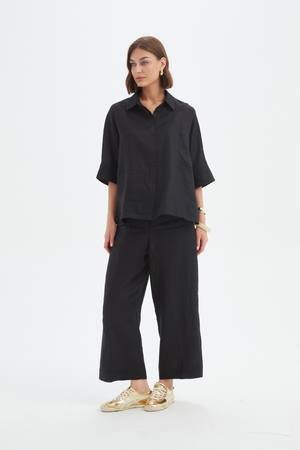 SEAM DETAIL BOXY SHIRT