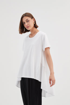 Tirelli midi dress sleeveless flowy chic