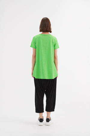 V NECK SWING TEE