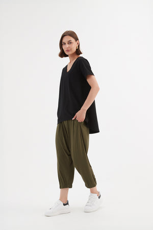 V NECK SWING TEE