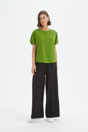 Tirelli women’s tailored coat belted wool