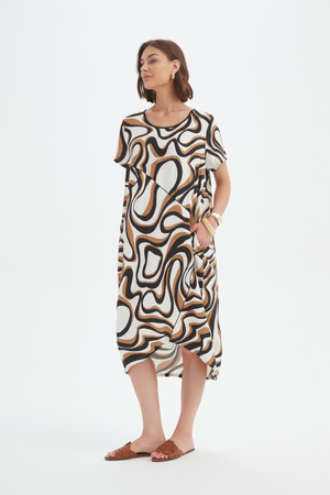 PANEL PRINT DRESS