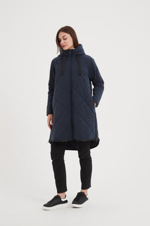 ZIP HEM WINTER COAT