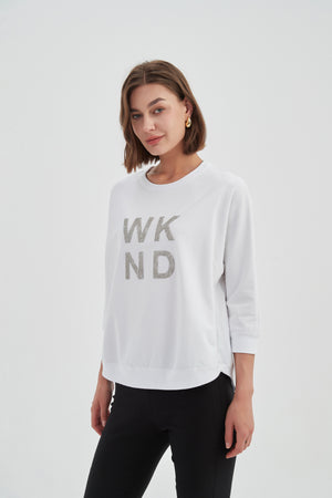 3/4 METALLIC WKND PRINT CREW