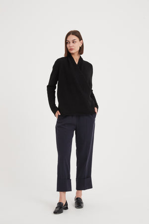 Tirelli women’s longline coat elegant contemporary styling