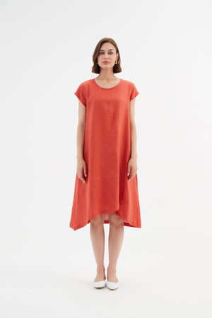 Tirelli cropped blouse soft chic women’s neutral wear