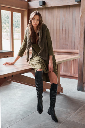 Tirelli women’s belted coat minimalist seasonal fit