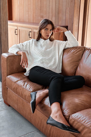 TEXTURED SPOT KNIT