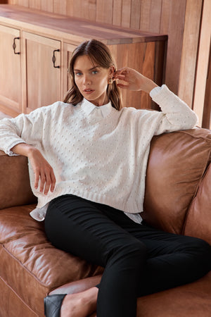 TEXTURED SPOT KNIT