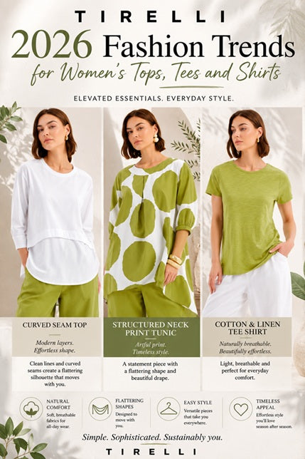 2026 Fashion Trends for Women’s Tops, Tees and Shirts