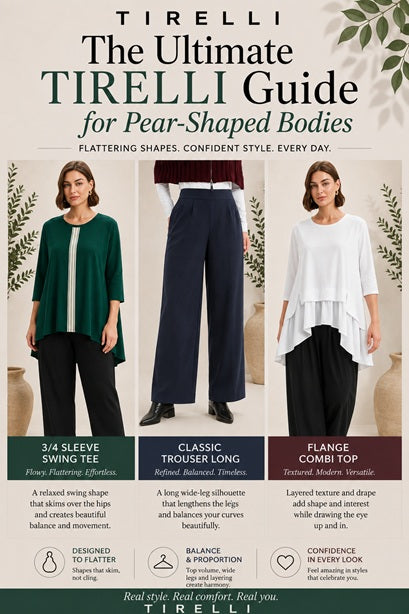 The Ultimate TIRELLI Guide for Pear-Shaped Bodies