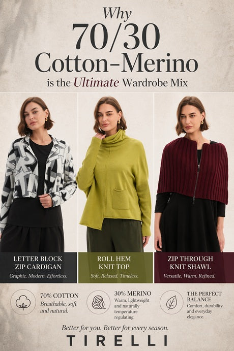 Why 70/30 Cotton-Merino is the Ultimate Wardrobe Mix