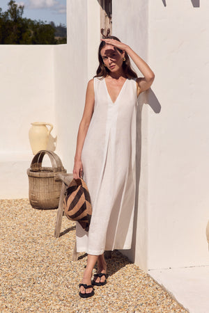 INVERTED PLEAT DRESS