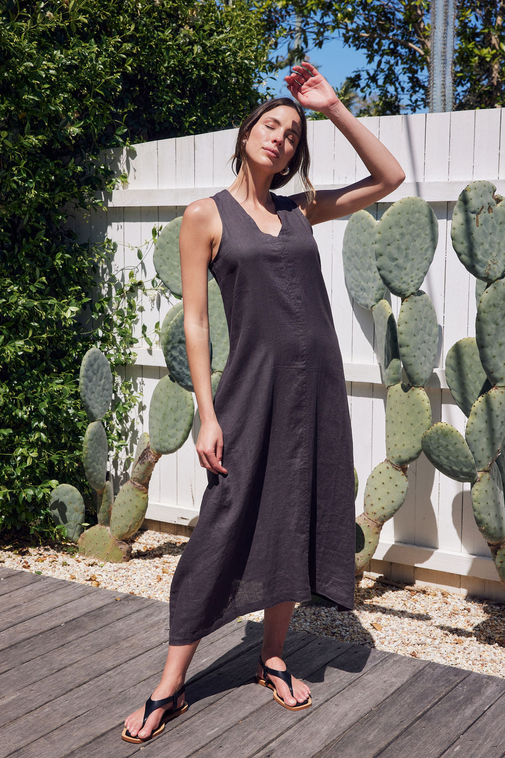 Tirelli Sleeveless Pocket Dress