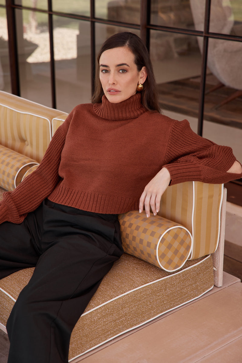 BALLOON SLEEVE KNIT