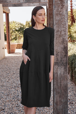 DIAGONAL SEAM WINTER DRESS