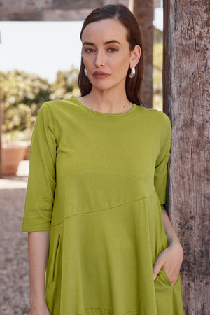 DIAGONAL SEAM WINTER DRESS