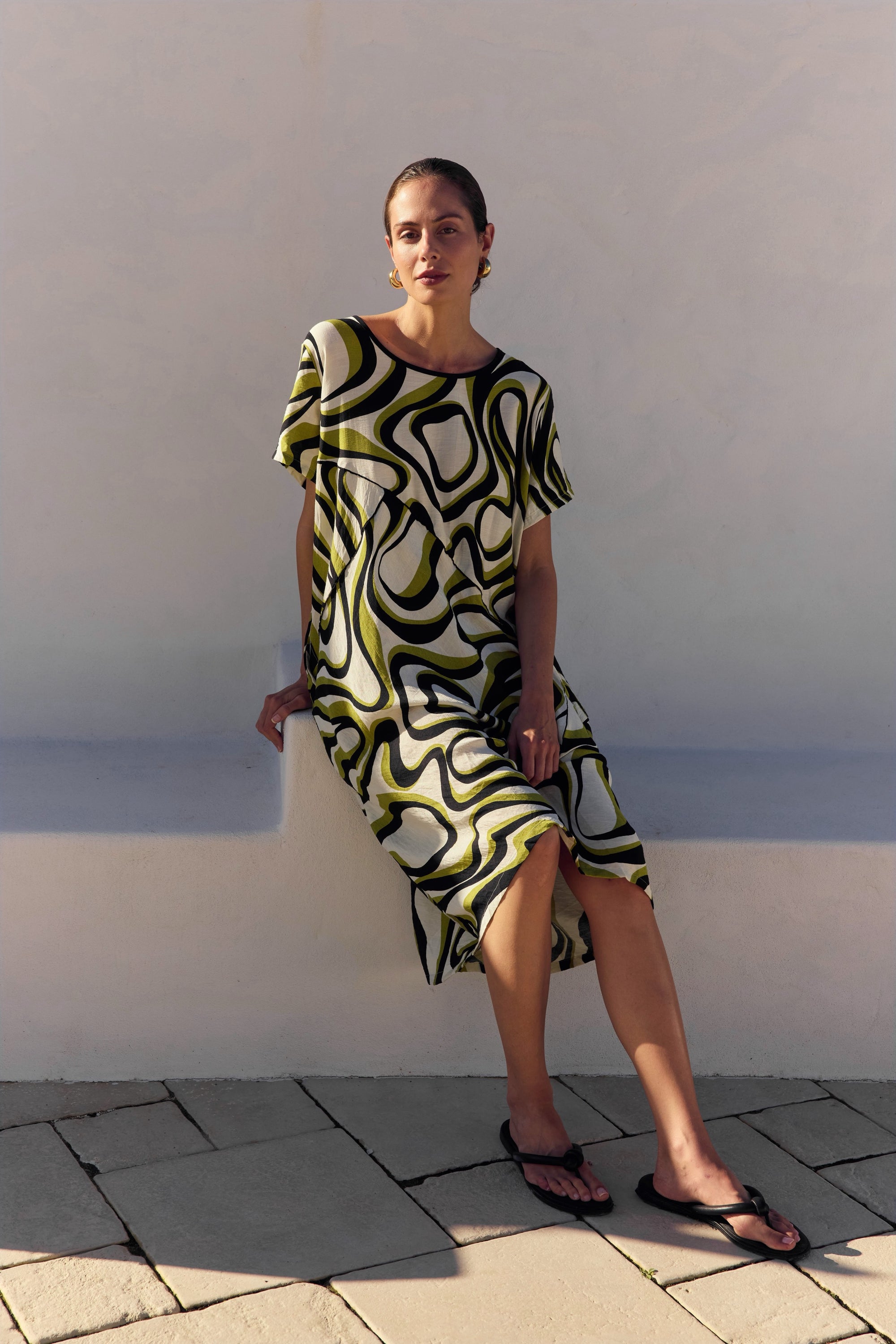 PANEL PRINT DRESS