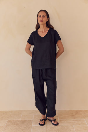 CASUAL LINEN PANTS