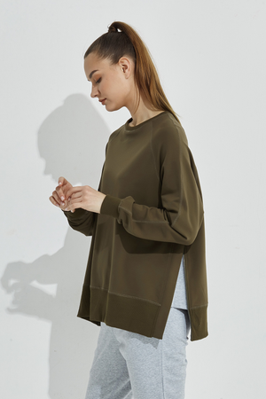 SIDE ZIP SWEAT
