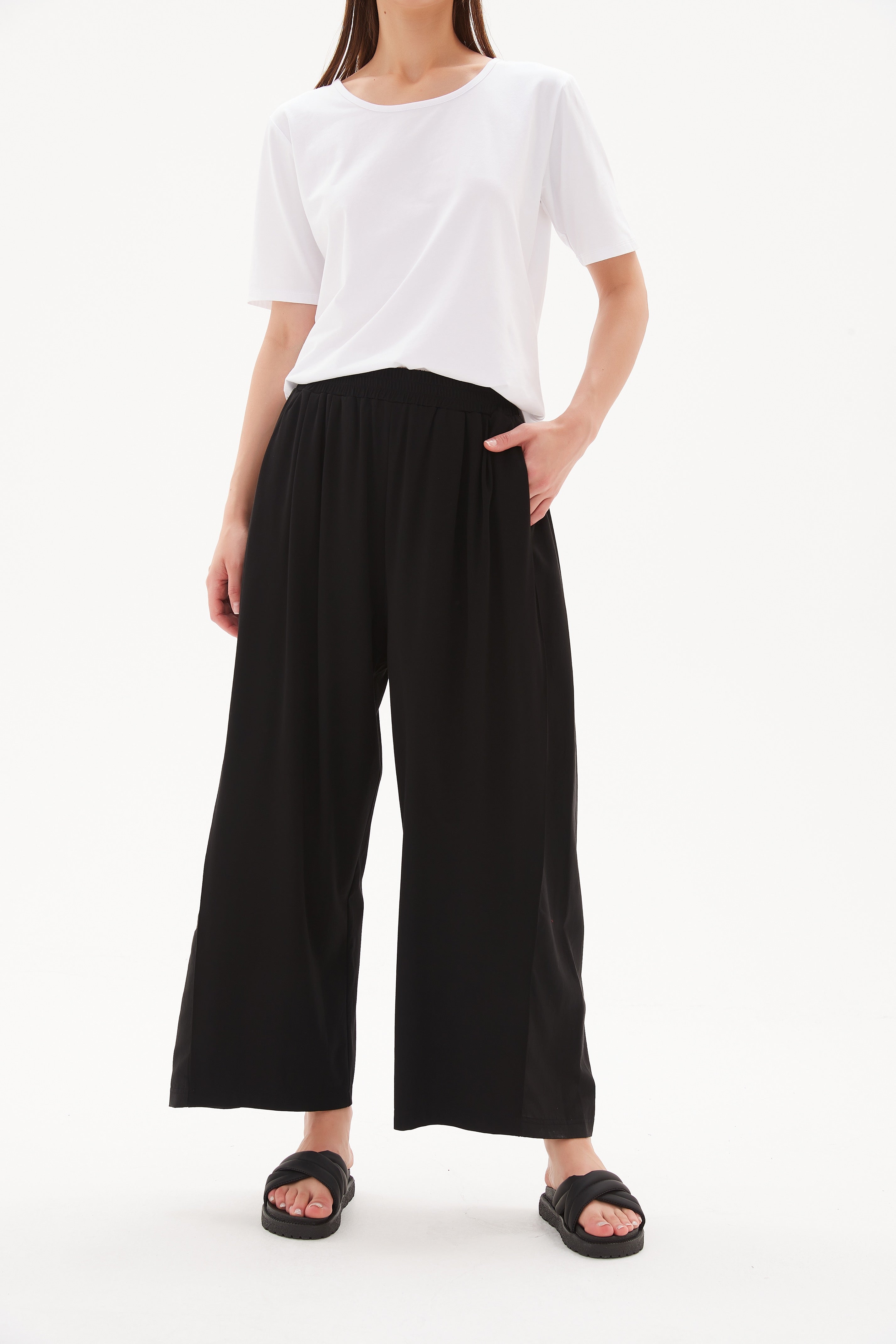 Side Panel Palazzo Pant, Tirelli