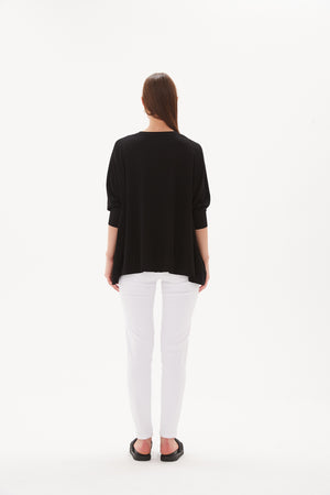 RELAXED WIDE HEM TOP
