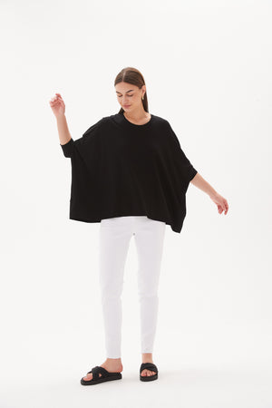 RELAXED WIDE HEM TOP