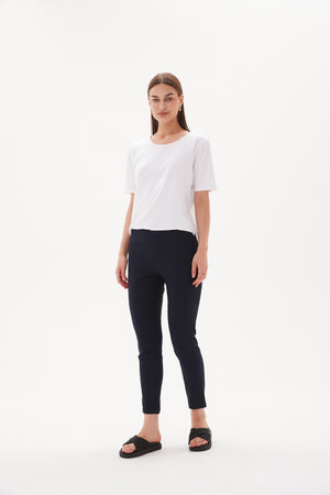 STRAIGHT CROP PANT - HIGH ANKLE