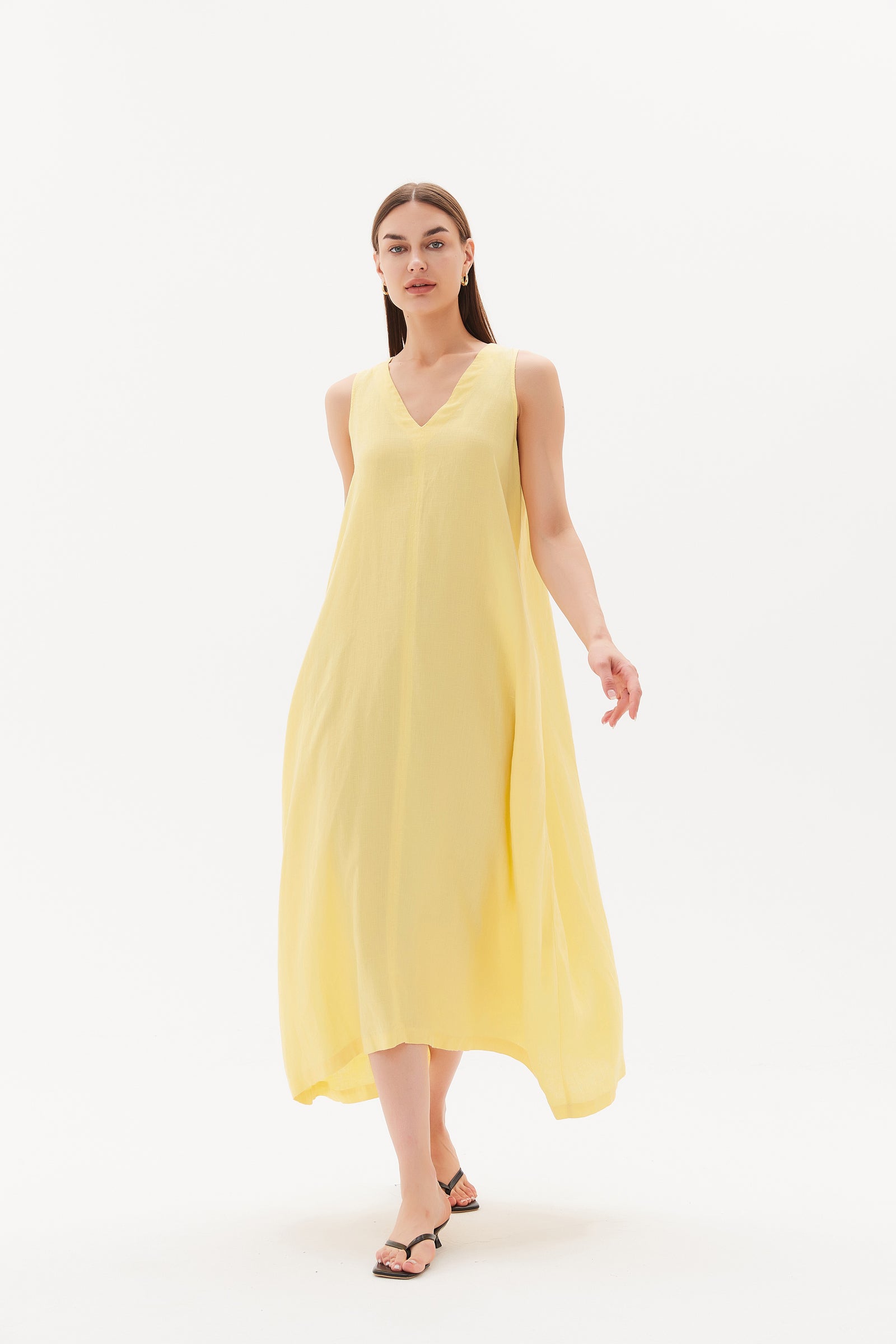 EASY SLEEVELESS MIDI DRESS