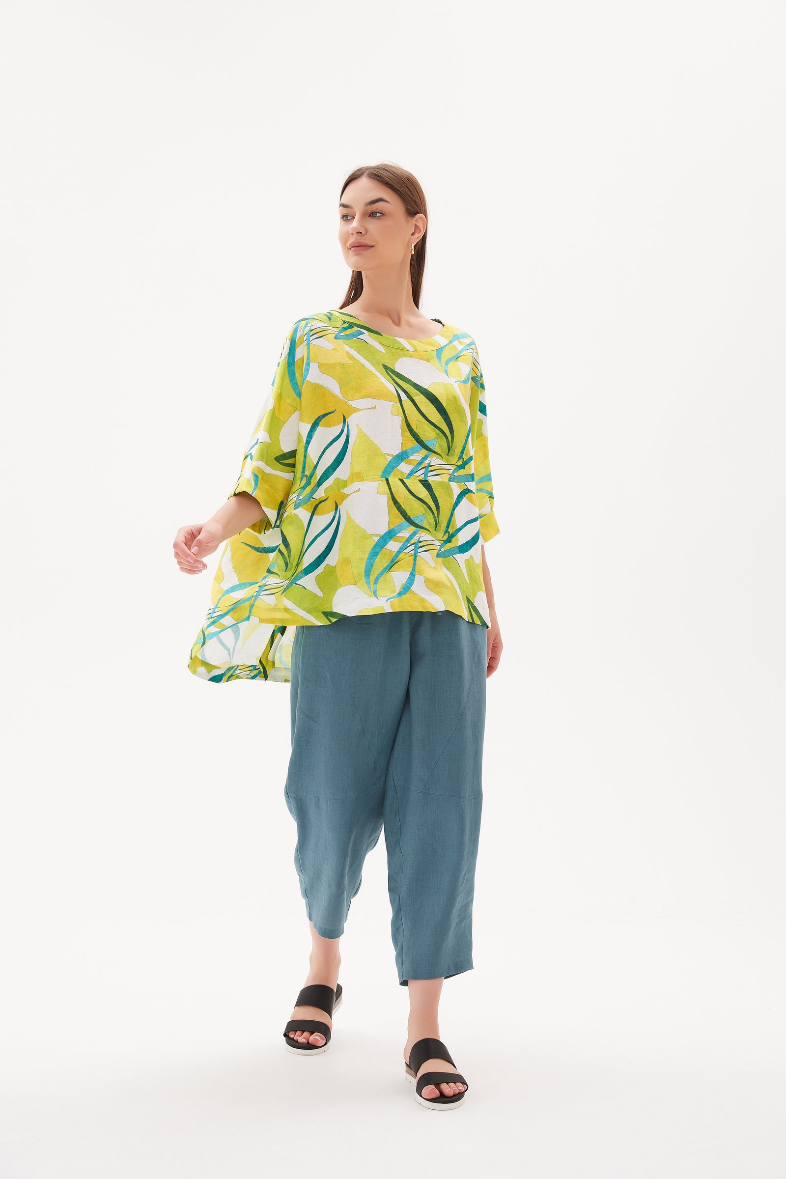 PLEAT BACK EASY PRINT TOP