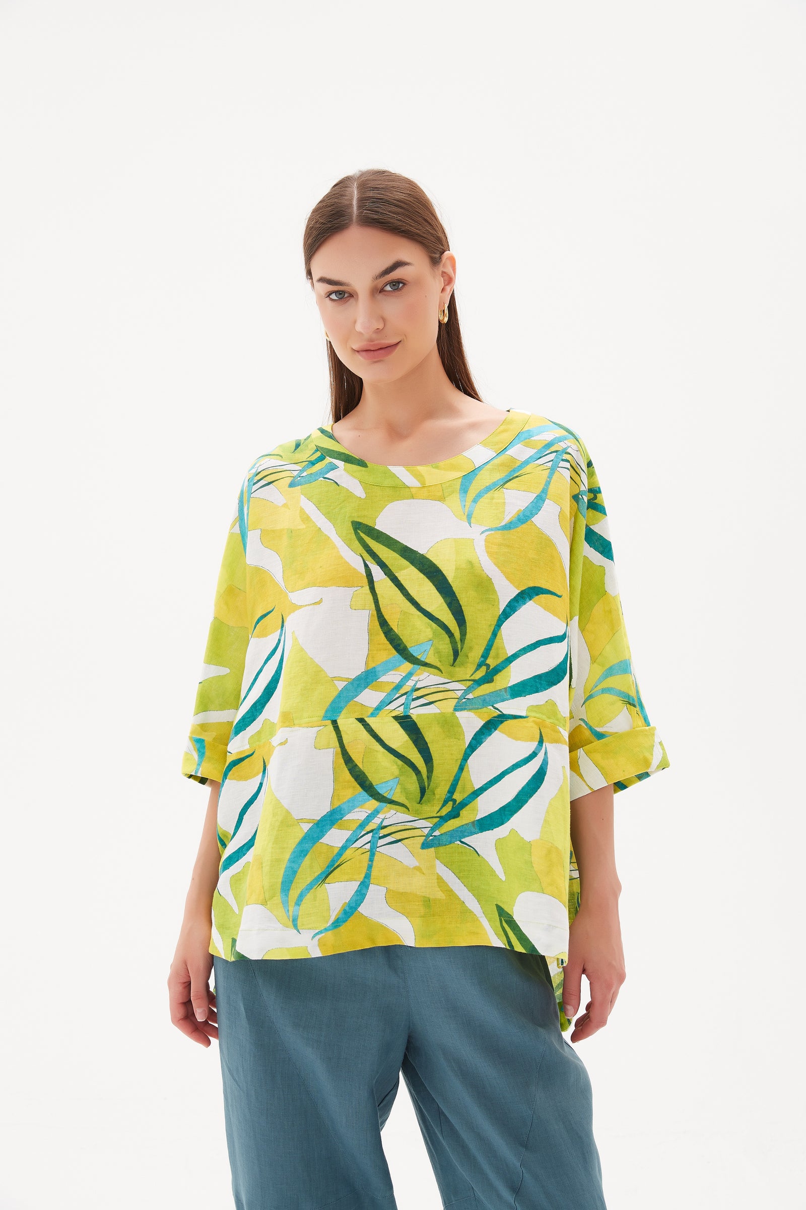PLEAT BACK EASY PRINT TOP