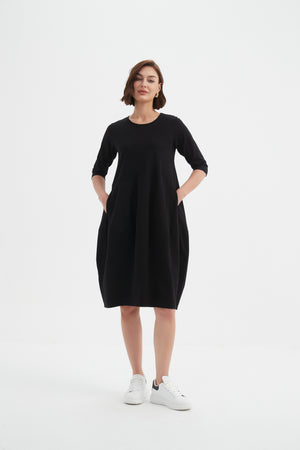 DIAGONAL SEAM WINTER DRESS