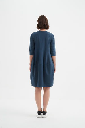 PETITE DIAGONAL SEAM WINTER DRESS