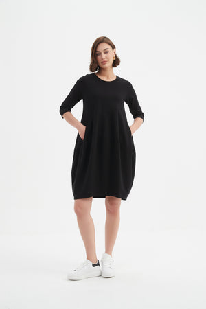 PETITE DIAGONAL SEAM WINTER DRESS