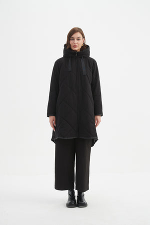 ZIP HEM WINTER COAT