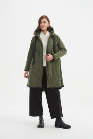 ZIP HEM WINTER COAT