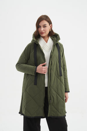 ZIP HEM WINTER COAT