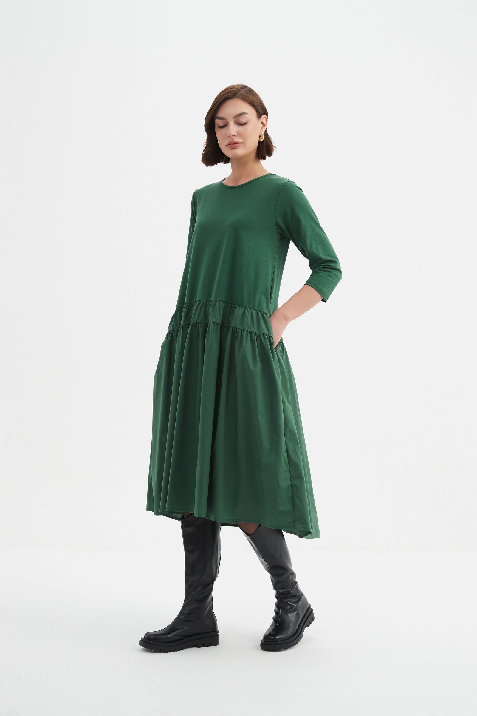 Tirelli tailored coat belted longline
