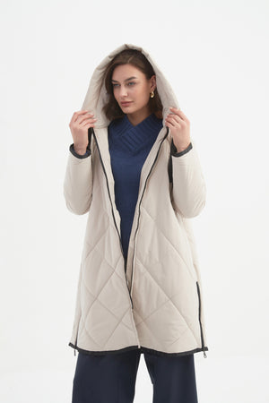 ZIP HEM WINTER COAT