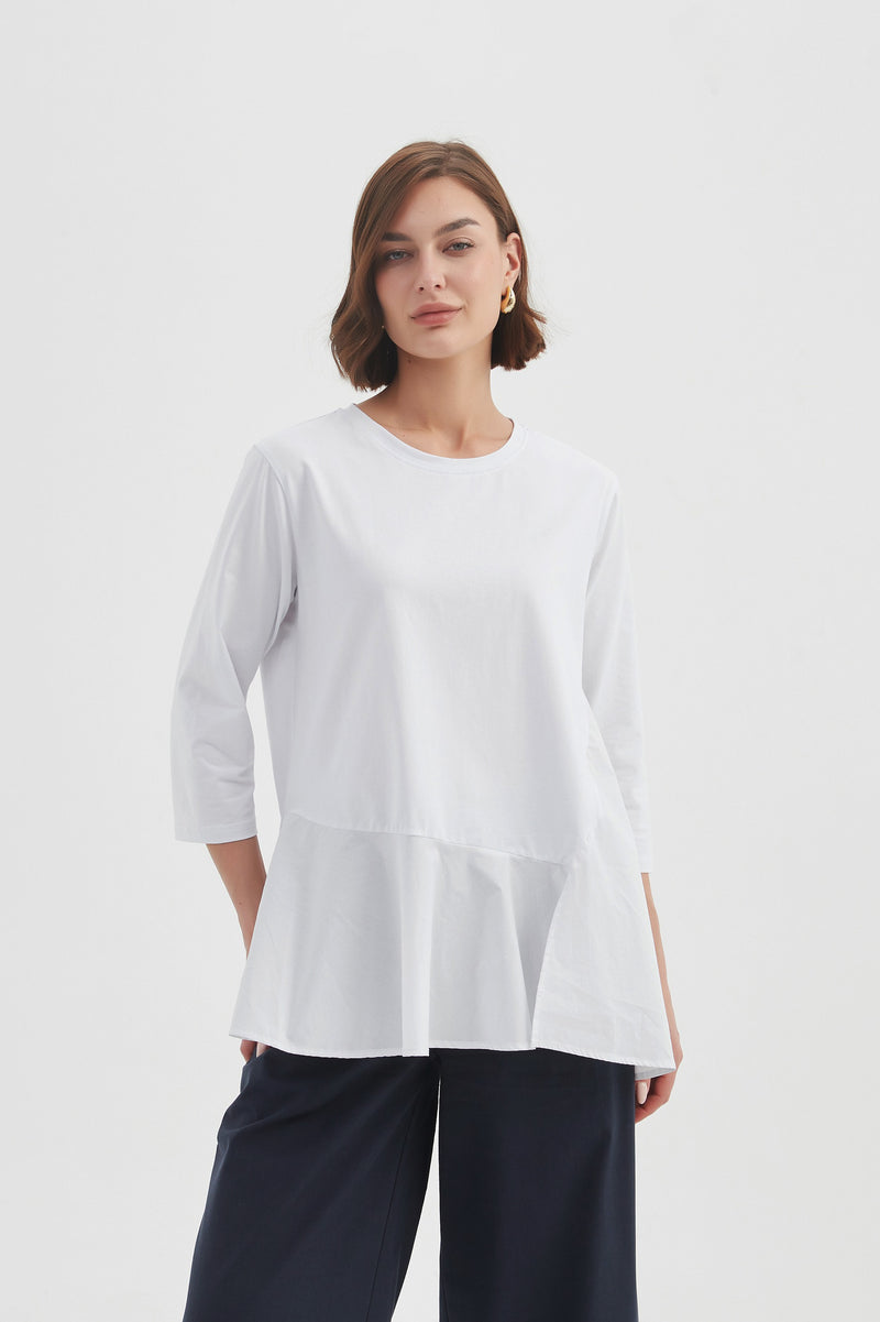 Tirelli flowy dress midi feminine cut