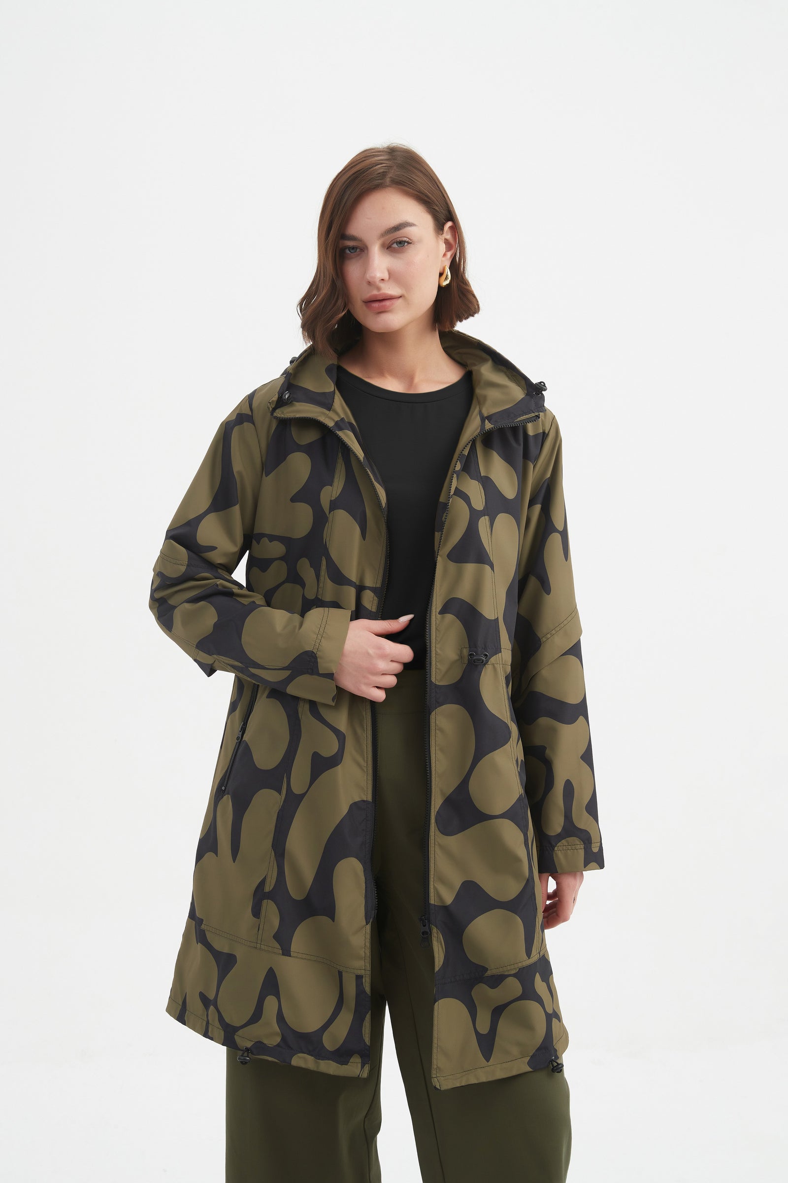 Tirelli knit blouse relaxed tailored neutral women’s wear