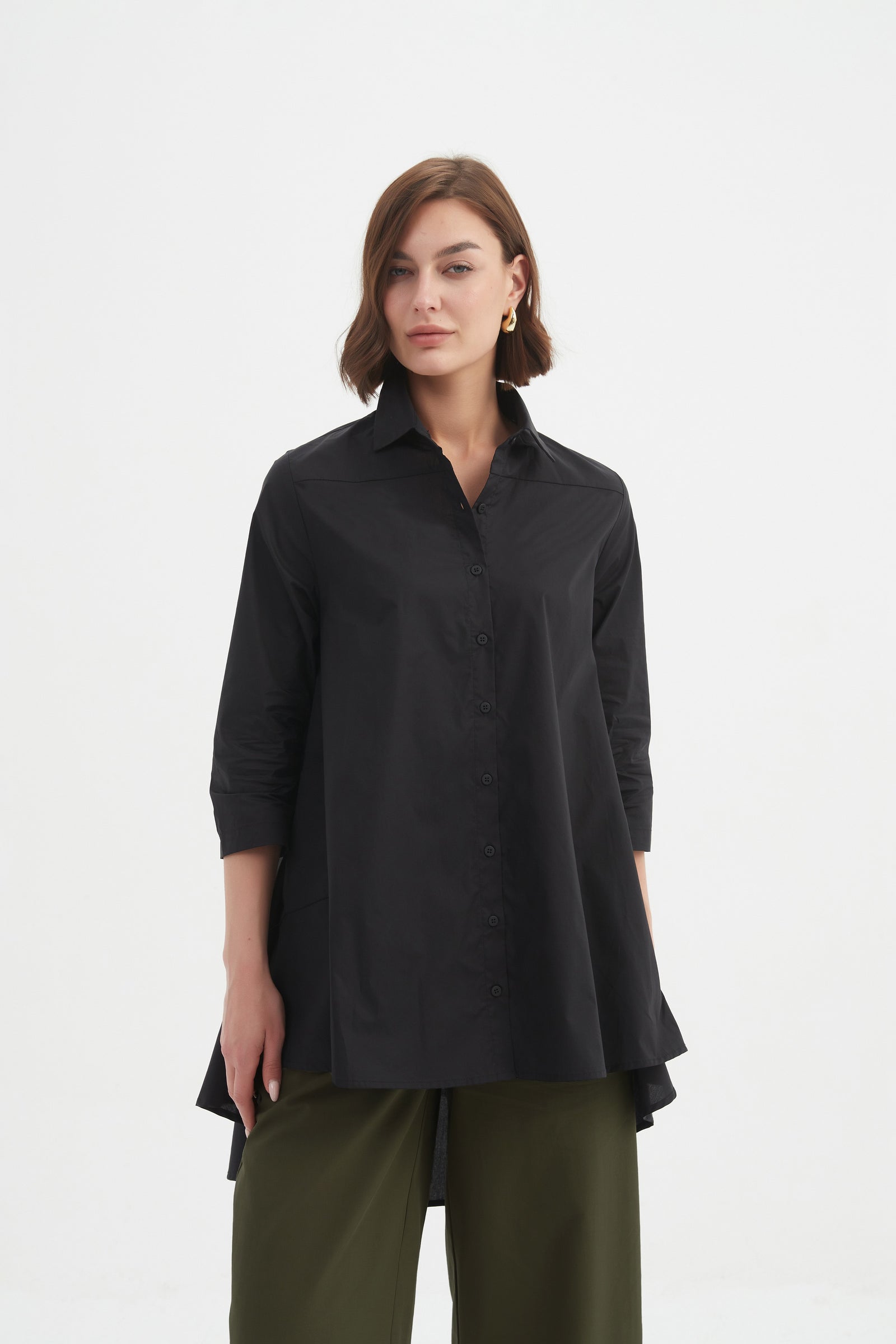 Tirelli blouse soft draped feminine modern wear
