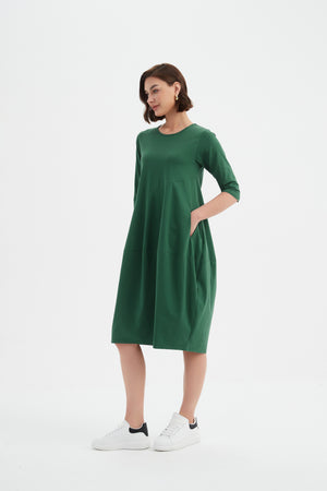 DIAGONAL SEAM WINTER DRESS