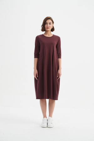 DIAGONAL SEAM WINTER DRESS