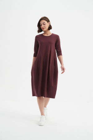 DIAGONAL SEAM WINTER DRESS