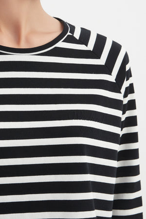 STRIPE LONG SLEEVE WEEKEND TSHIRT