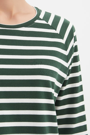 STRIPE LONG SLEEVE WEEKEND TSHIRT