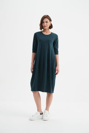 DIAGONAL SEAM WINTER DRESS